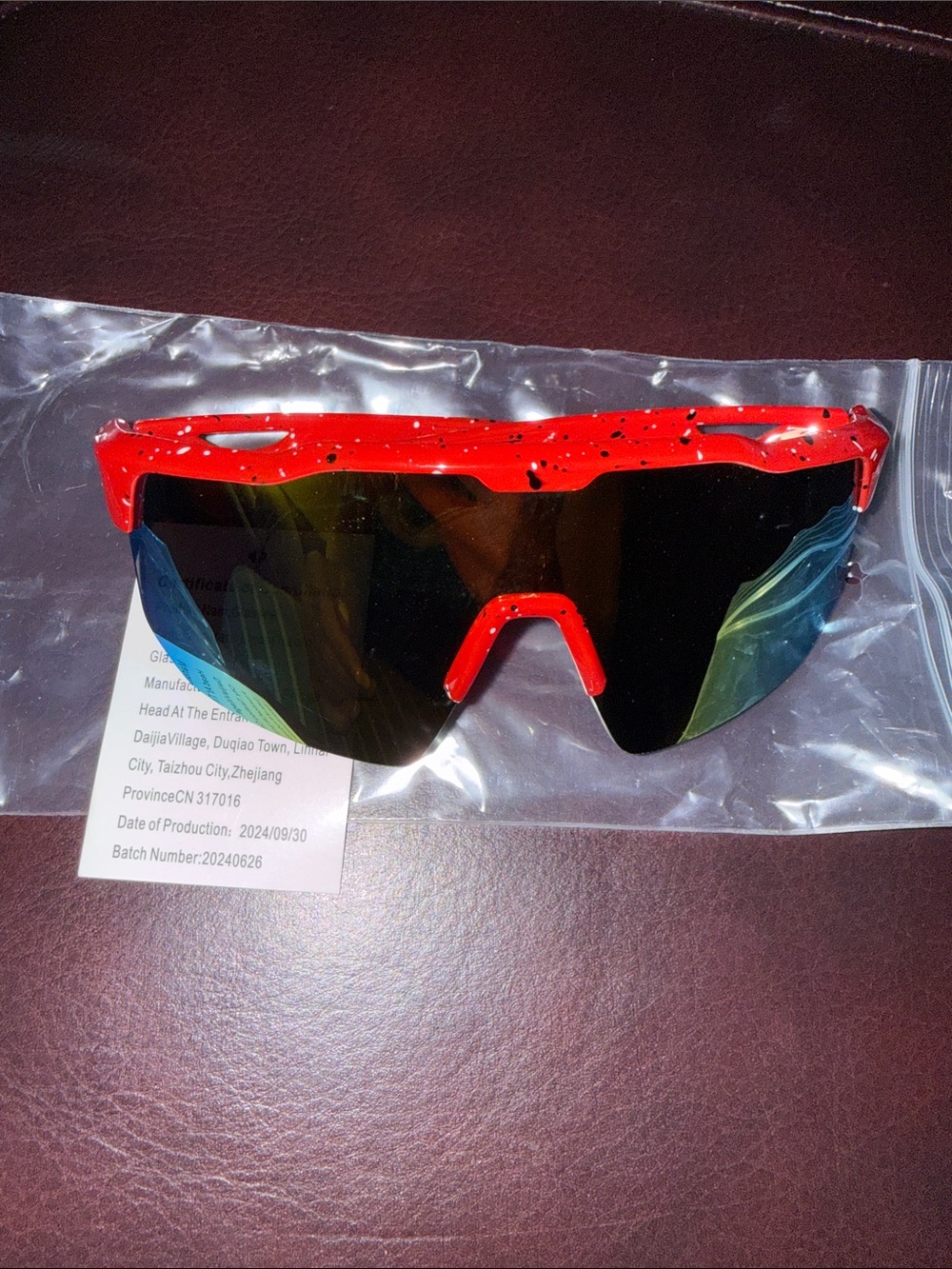 Kohl's Kids Red and Black Sport Sunglasses NWT